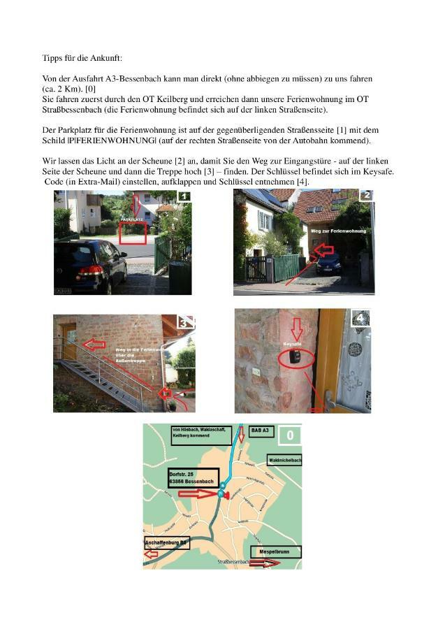 Ferienwohnung Spessart Strassbessenbach المظهر الخارجي الصورة